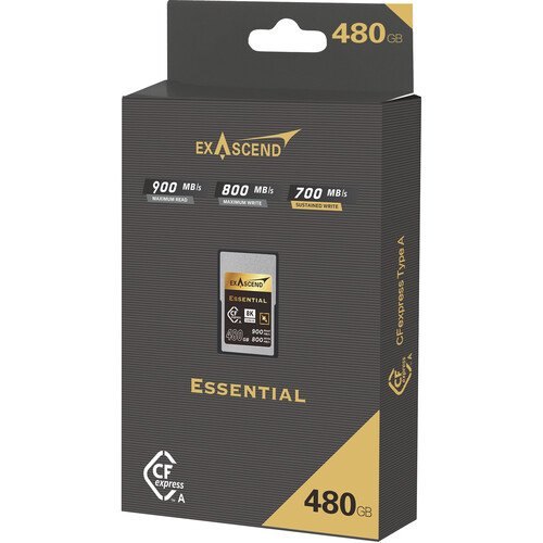 Thẻ nhớ Exascend 480GB Essential CFexpress Type A