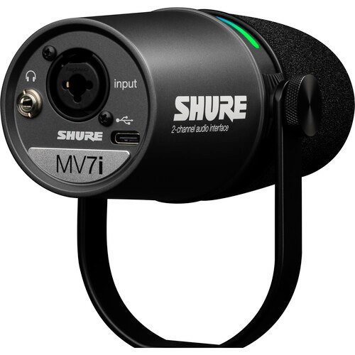 Shure MV7i Smart Microphone + Interface - Bảo hành 12 tháng Chính hãng