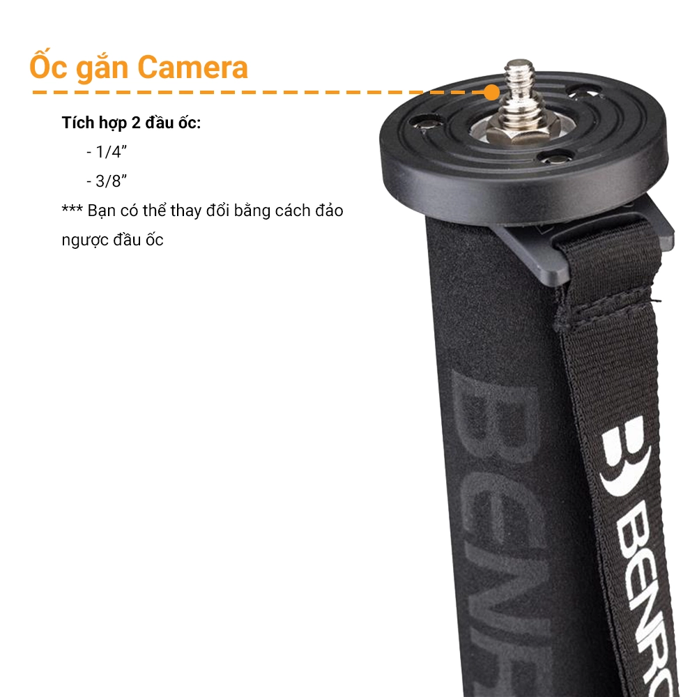 Chân máy Benro Monopod - MAD38A (Thay thế A38T)