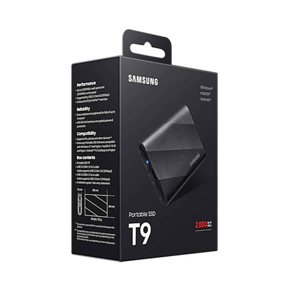 Ổ cứng di động SSD 1TB Samsung T9 2000MB/s