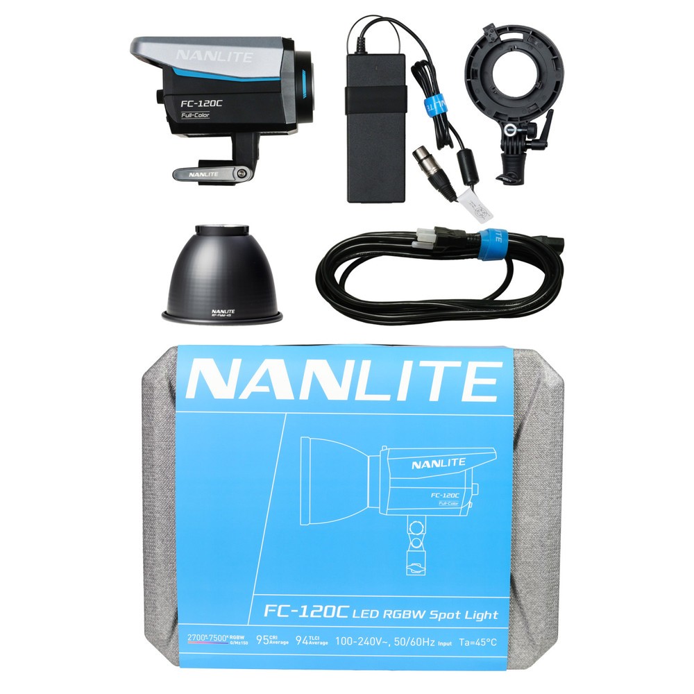 Nanlite FC-120C RGB Full-Color LED Spotlight - Đèn Nanlite FC120C - Chính hãng