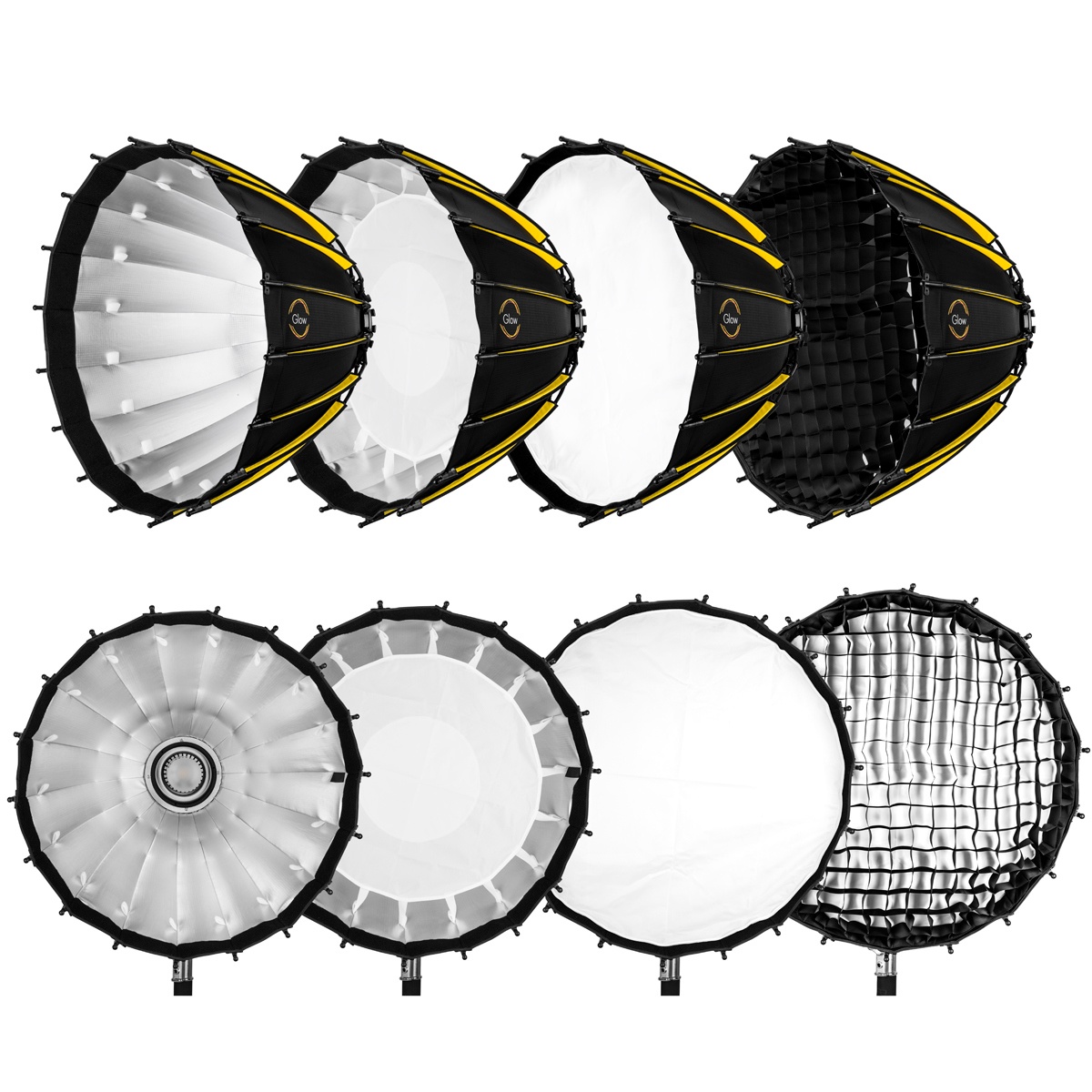 Glow Profond Quick-Open Deep Parabolic Softbox 70cm - ngàm Bowen