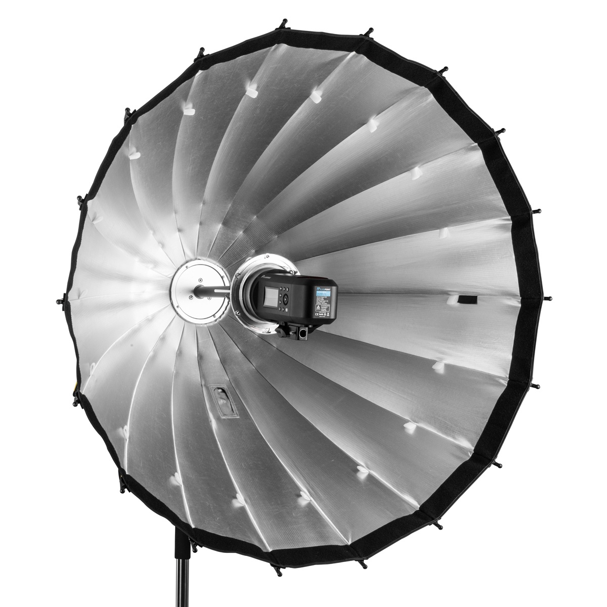 Glow Profond Quick-Open Deep Parabolic Softbox kèm Focusing Rod System