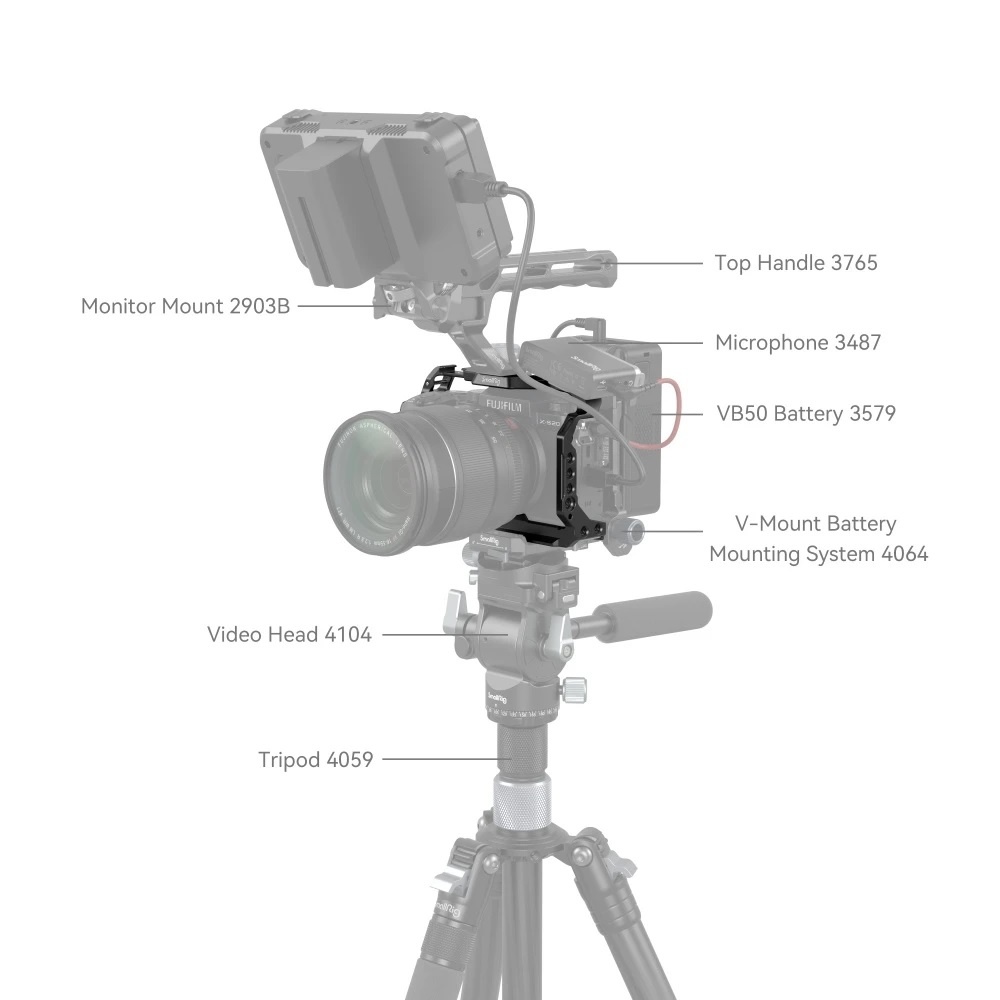 Khung Smallrig Cage cho FUJIFILM X-S20 - 4230