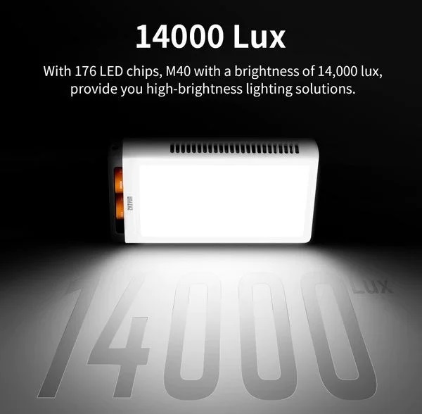 Đèn Zhiyun Fiveray M40 bản Combo, nhiều phụ kiện hơn - Chính hãng