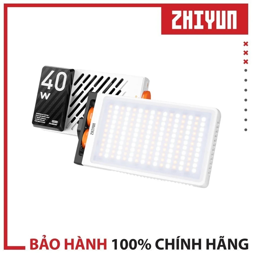 Đèn Zhiyun Fiveray M40 bản Combo, nhiều phụ kiện hơn - Chính hãng