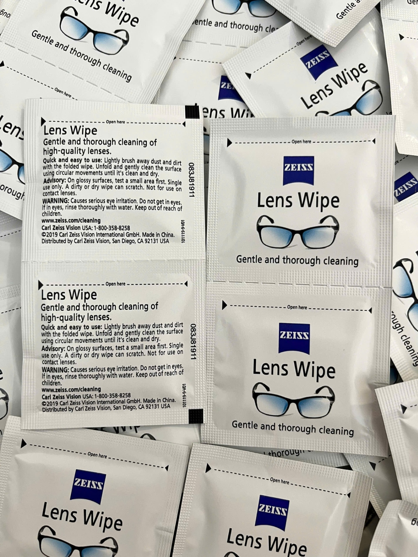 Giấy Zeiss lau lens, ống kính, mắt kính - Giấy lau mắt kính, ống kính, giấy vệ sinh máy ảnh - 30 Miếng