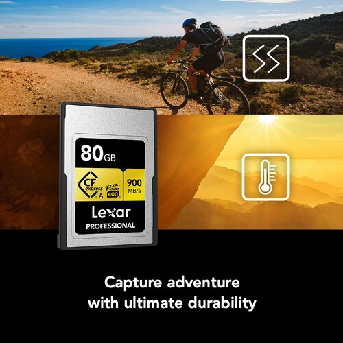 Thẻ nhớ CF 80GB Lexar CFexpress™ Type A - LCAGOLD080G-RNENG