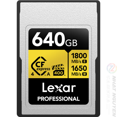 Thẻ nhớ CF 640GB Lexar CFexpress™ Type A - LCAGOLD640G-RNENG