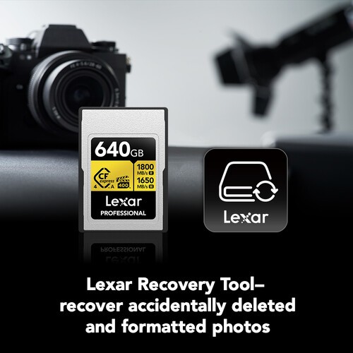 Thẻ nhớ CF 640GB Lexar CFexpress™ Type A - LCAGOLD640G-RNENG