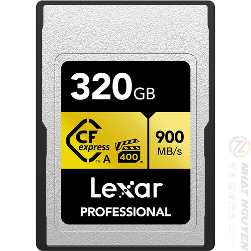 Thẻ nhớ CF 320GB Lexar CFexpress™ Type A - LCAGOLD320G-RNENG