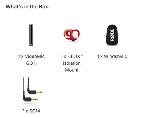 Rode VideoMic GO II - Rode VideoMic GO 2 - Bảo hành 12 tháng
