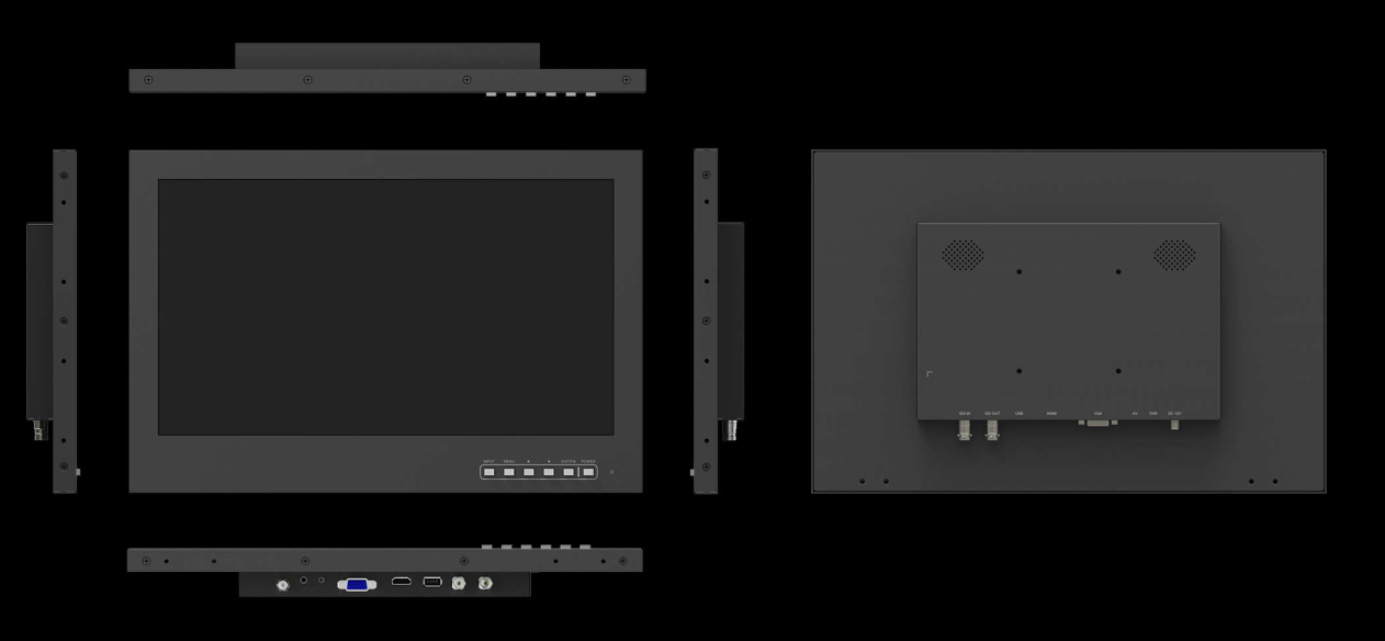 Lilliput PVM150S 15.6" Rack-Mountable 1920 x 1080 LCD Surveillance Monitor