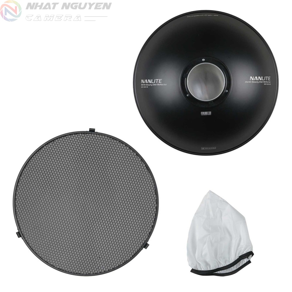 Nanlite BM40 Beauty Dish Reflector Kit (15.9in)