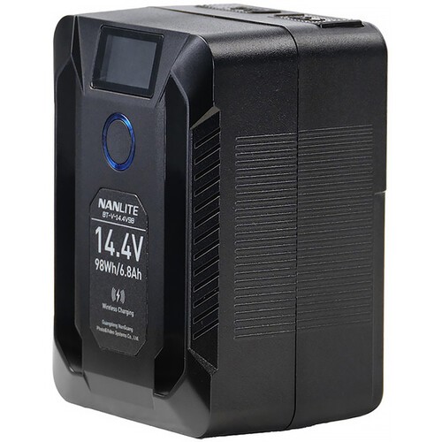 Pin VMount Nanlite BT-V-14.4V98 - Pin Nanlite 14.4V Mini V-Mount Battery (98Wh)