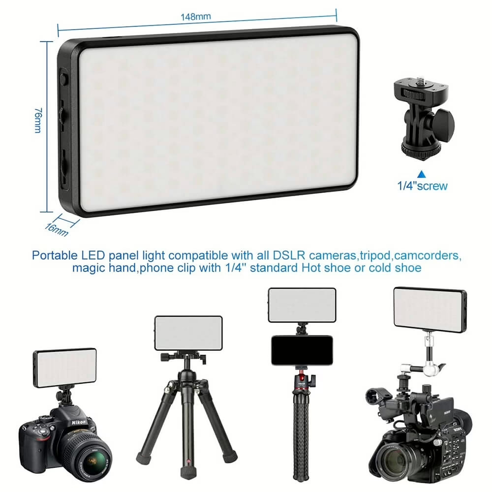 VIJIM VL196 RGB Fill Light - Pin 5000mAh (2500-9000K)