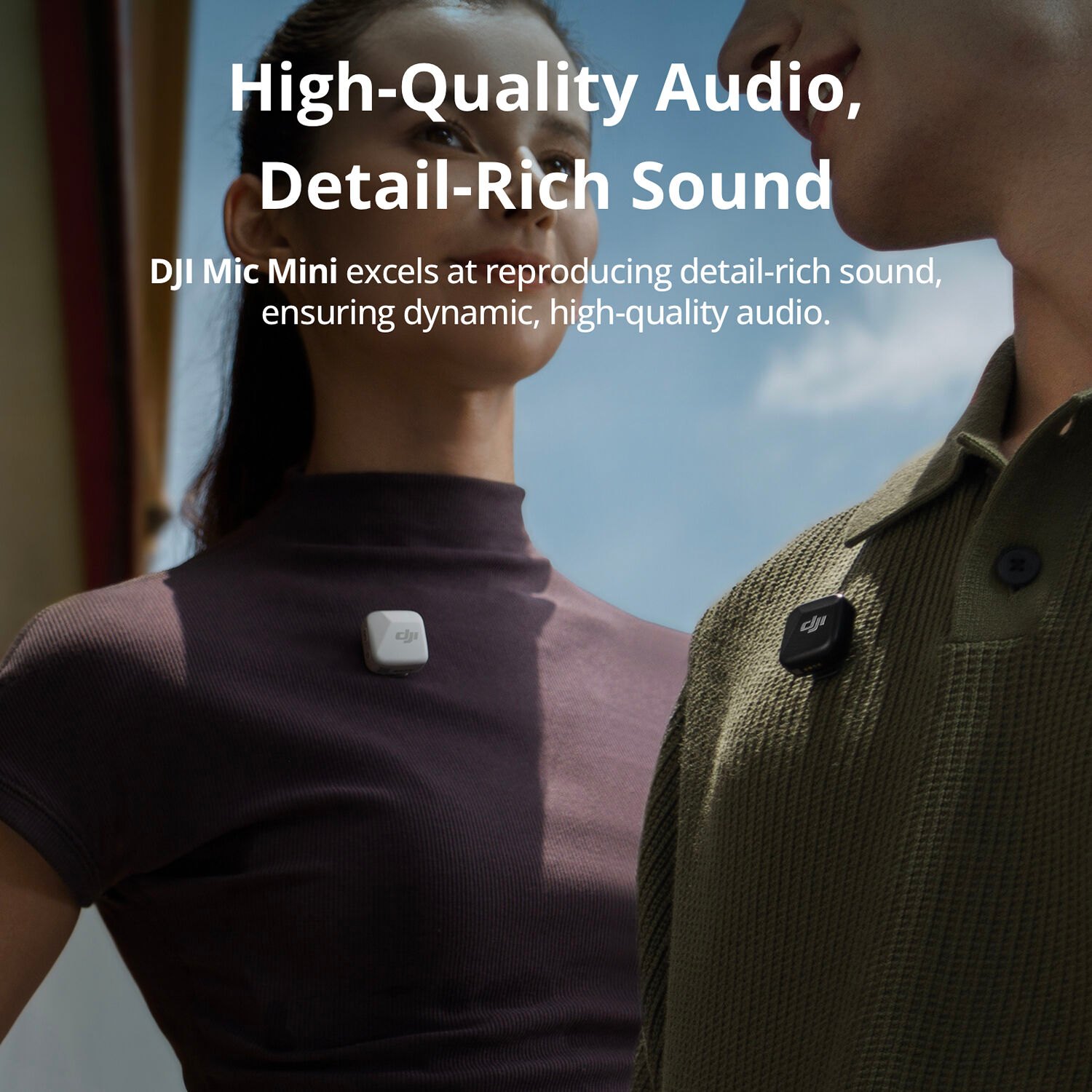 DJI Mic Mini - Mic lẻ TX, màu Trắng - Arctic White