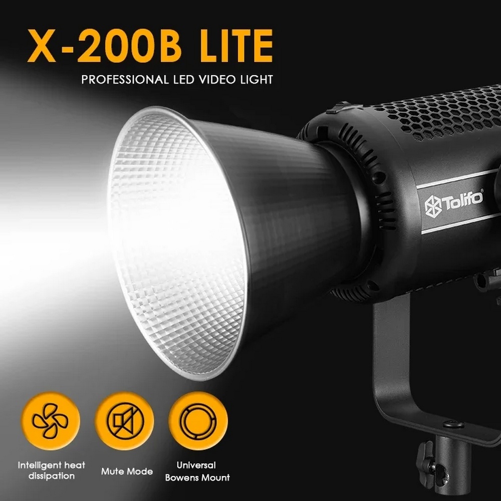 Đèn Led Tolifo X-200B Lite 2700K-6500K