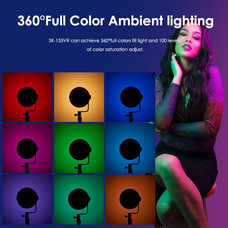 Đèn Led Tolifo SK-135FR 2700K-6500K