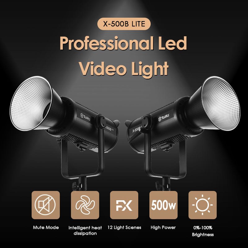 Đèn Led Tolifo X-500B Lite 2700K-6500K