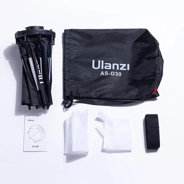 Softbox Ulanzi AS-D30 30cm - Ngàm Mini Bowens Dành Cho Đèn Ulanzi