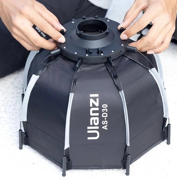 Softbox Ulanzi AS-D30 30cm - Ngàm Mini Bowens Dành Cho Đèn Ulanzi