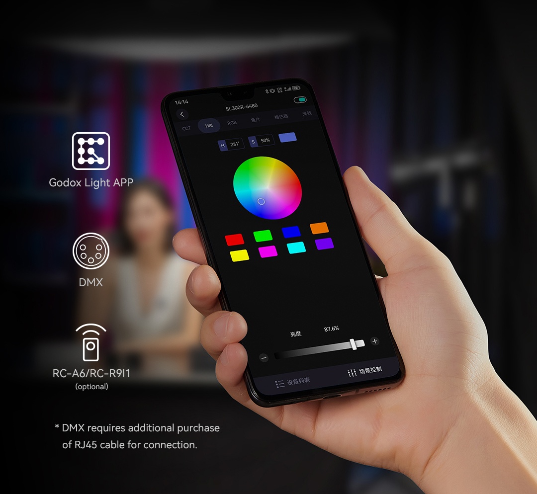 Đèn Led Godox LA200R RGB - Chính Hãng