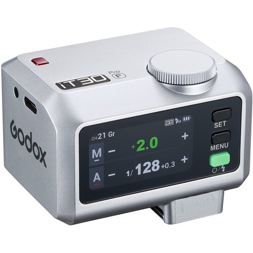 Mini Flash Godox iT30 Pro cho máy Canon / Nikon / Sony / Fujifilm ( màu bạc)