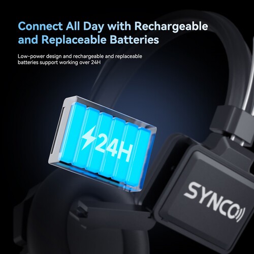 Synco Xtalk XPro1 Wireless Intercom Master/Remote Headset (2.4 GHz)