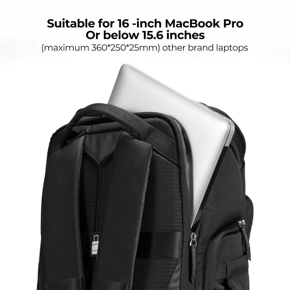Balo K&F Concept đựng máy ảnh KF13.128V4 laptop, flycam K&F Concept Camera Alpha Backpack Air 25L - Đen