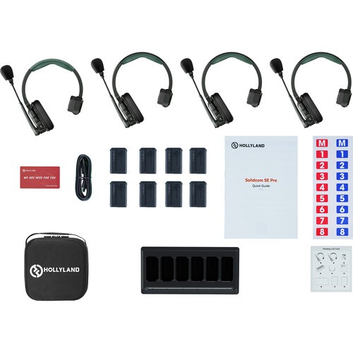 Hollyland Solidcom SE Pro 4S - 4 tai - Bảo hành chính hãng