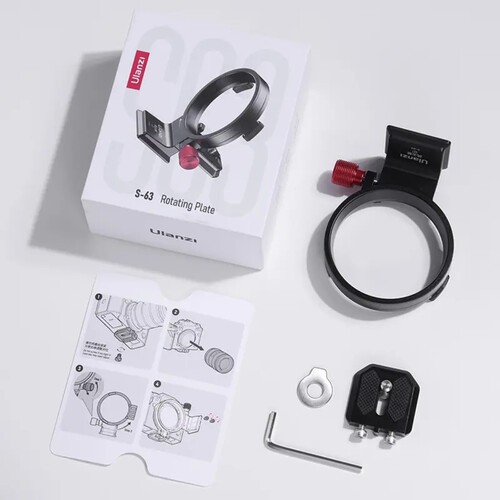 Bộ ngàm xoay Ulanzi S-63 Claw nhả nhanh có thể xoay ngang dọc rất tiện lợi chính hãng