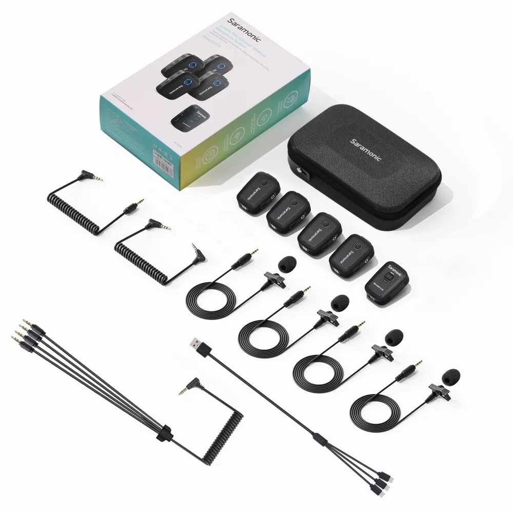 Saramonic Blink 500 T4 dùng cho 4 người nói - Bảo hành chính hãng