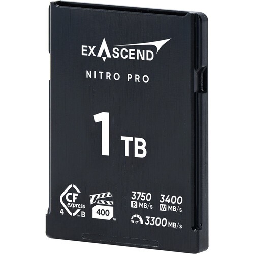 Exascend 1TB Nitro Pro CFexpress 4.0 Type B Memory Card
