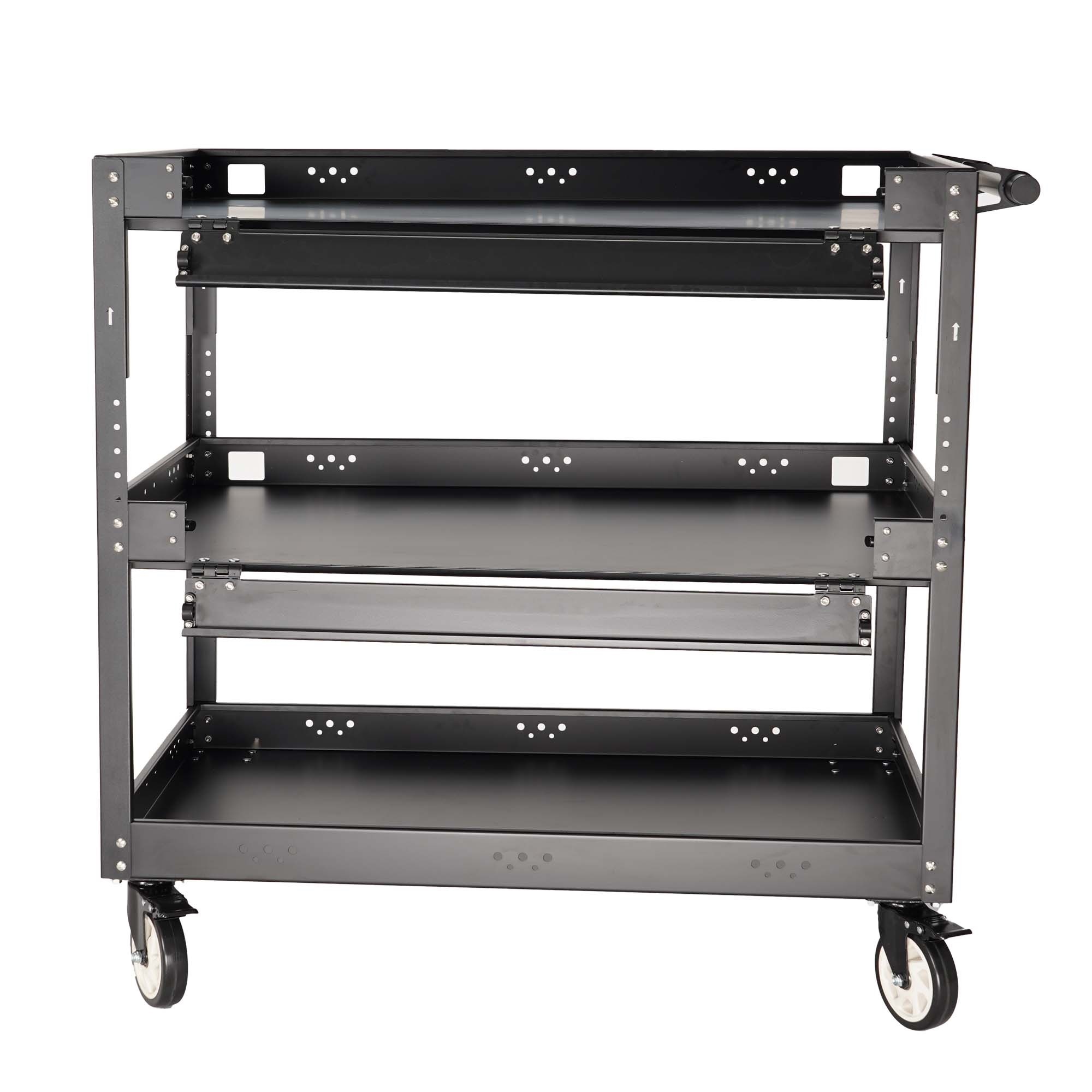 Xe đẩy thiết bị studio 3 tầng Ranger Tool PM03 (100x60x100cm)