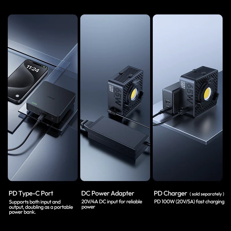 Ulanzi EC65 65W portable bi-color cube light - bảo hành 12 tháng