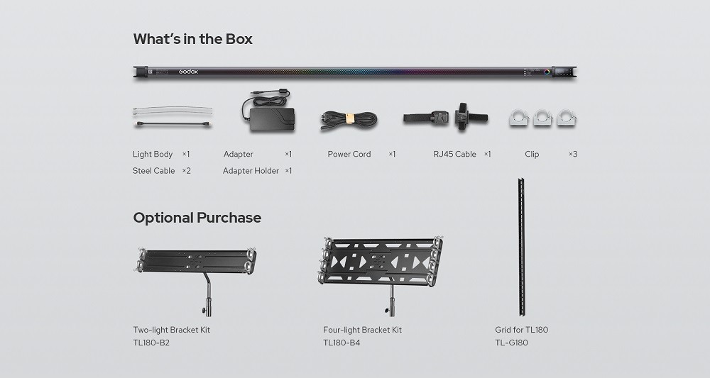 Đèn Led Godox TL120 RGB Tube Light- 1 kit