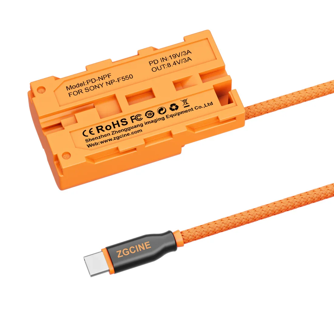 Pin Zgcine Ảo Dummy Type C To Pin Sony NPF