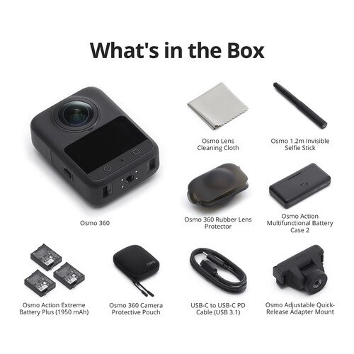 DJI Osmo 360 Action Camera Adventure Combo