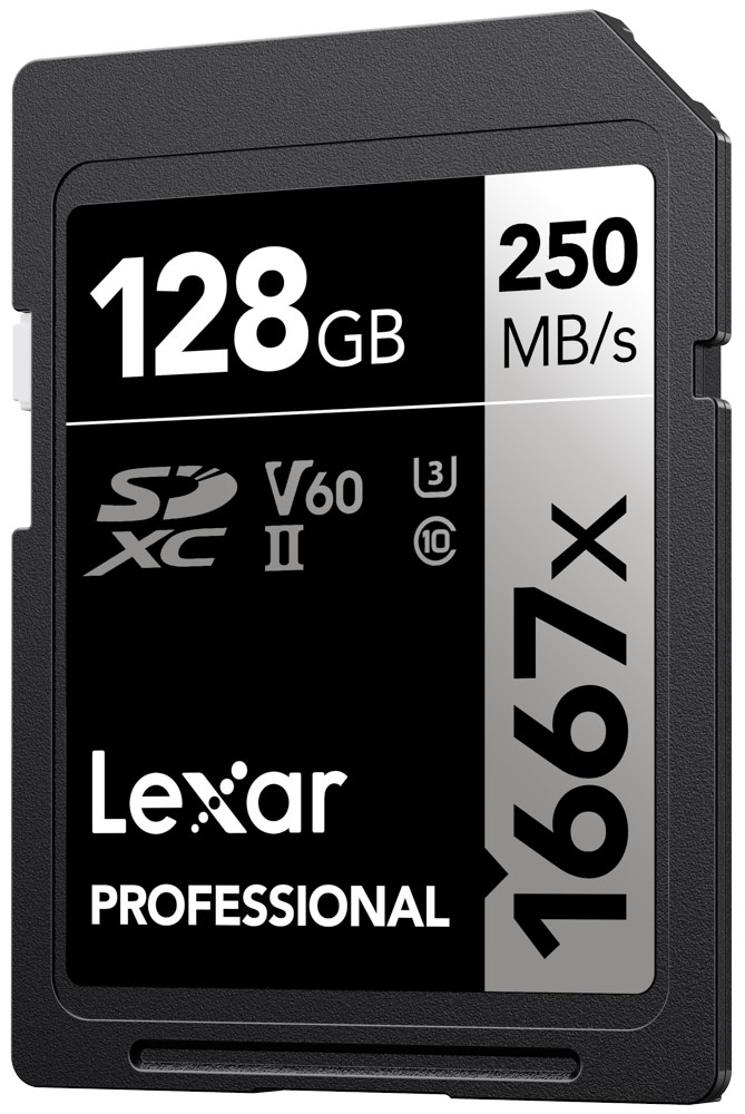 Thẻ nhớ SD Lexar Professional 1667x 128GB UHS-II V60 250/120 MB/s