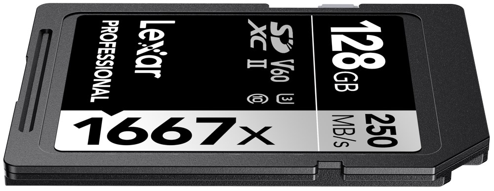 Thẻ nhớ SD Lexar Professional 1667x 128GB UHS-II V60 250/120 MB/s
