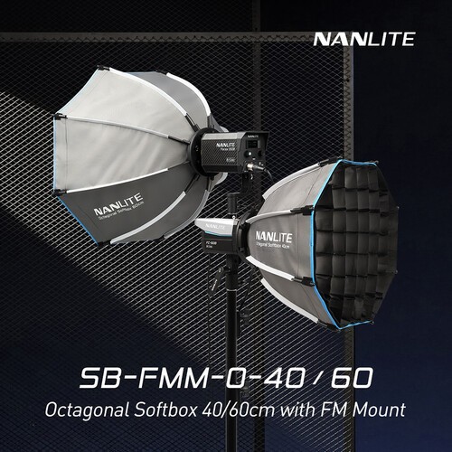 Softbox Nanlite 60cm Bát Giác SB-FMM-O-60 Thao Tác Siêu Nhanh FMM Mount