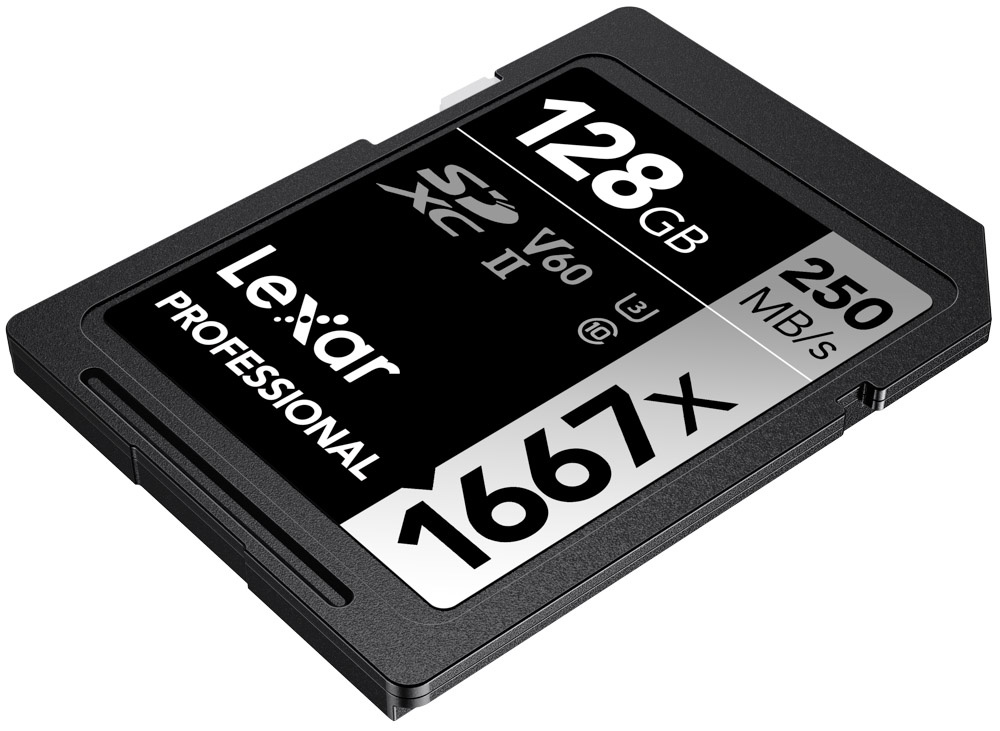 Thẻ nhớ SD Lexar Professional 1667x 128GB UHS-II V60 250/120 MB/s
