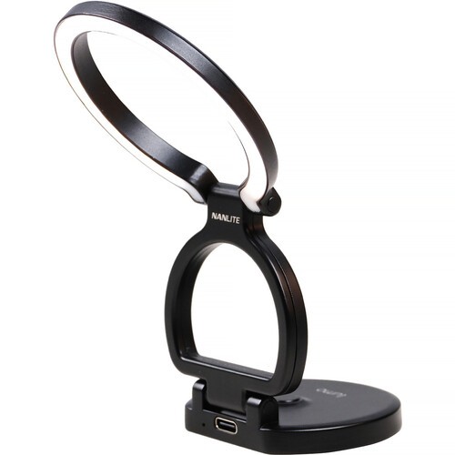Giá đỡ điện thoại Magsafe Nanlite Lumo Bi-Color LED Ring Light (Polar Black)