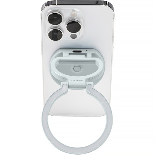 Giá đỡ điện thoại Magsafe Nanlite Lumo Bi-Color LED Ring Light (Mint Blue)