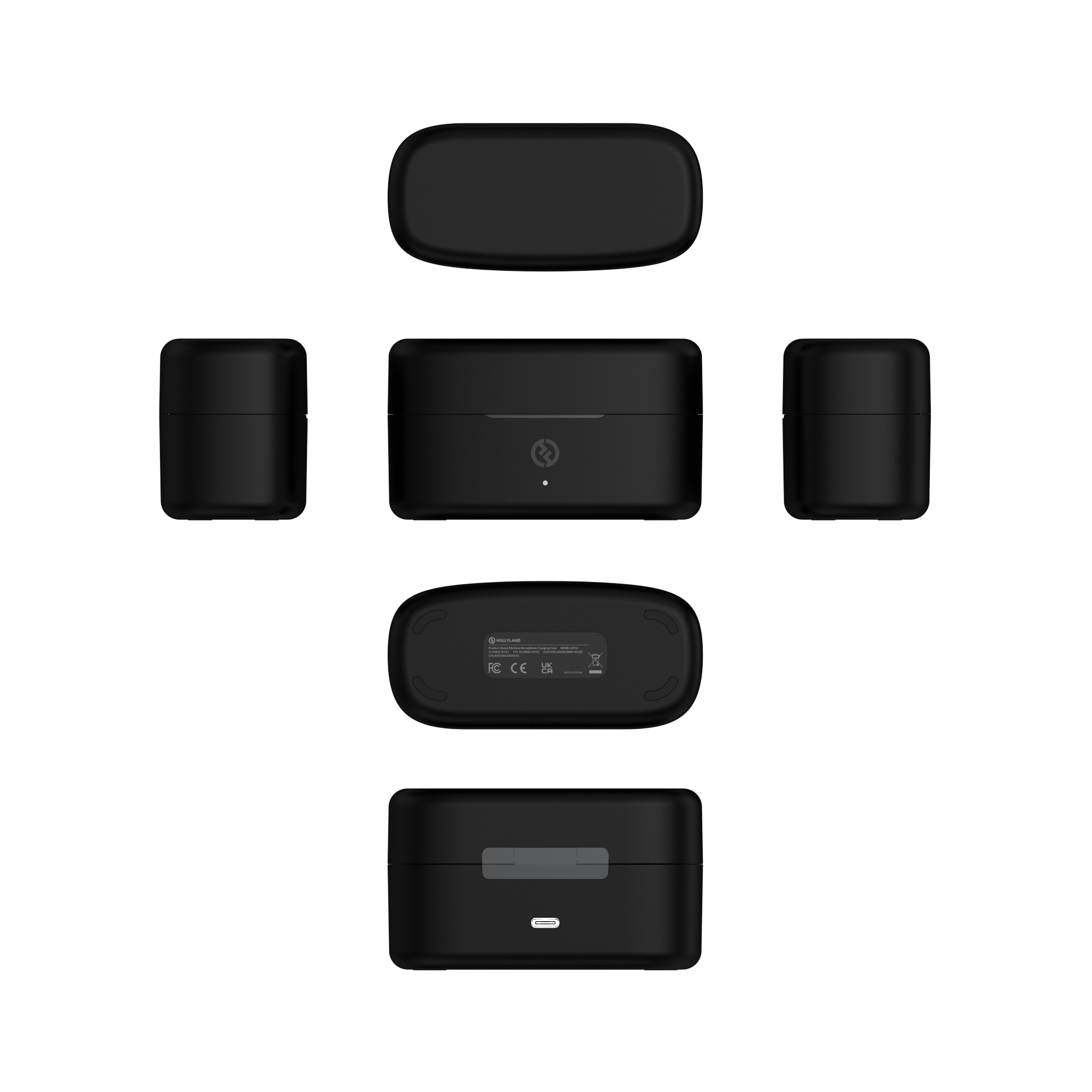 Bộ Micro không dây Hollyland LARK MAX 2 Combo (Camera RX, USB-C RX) Space Gray