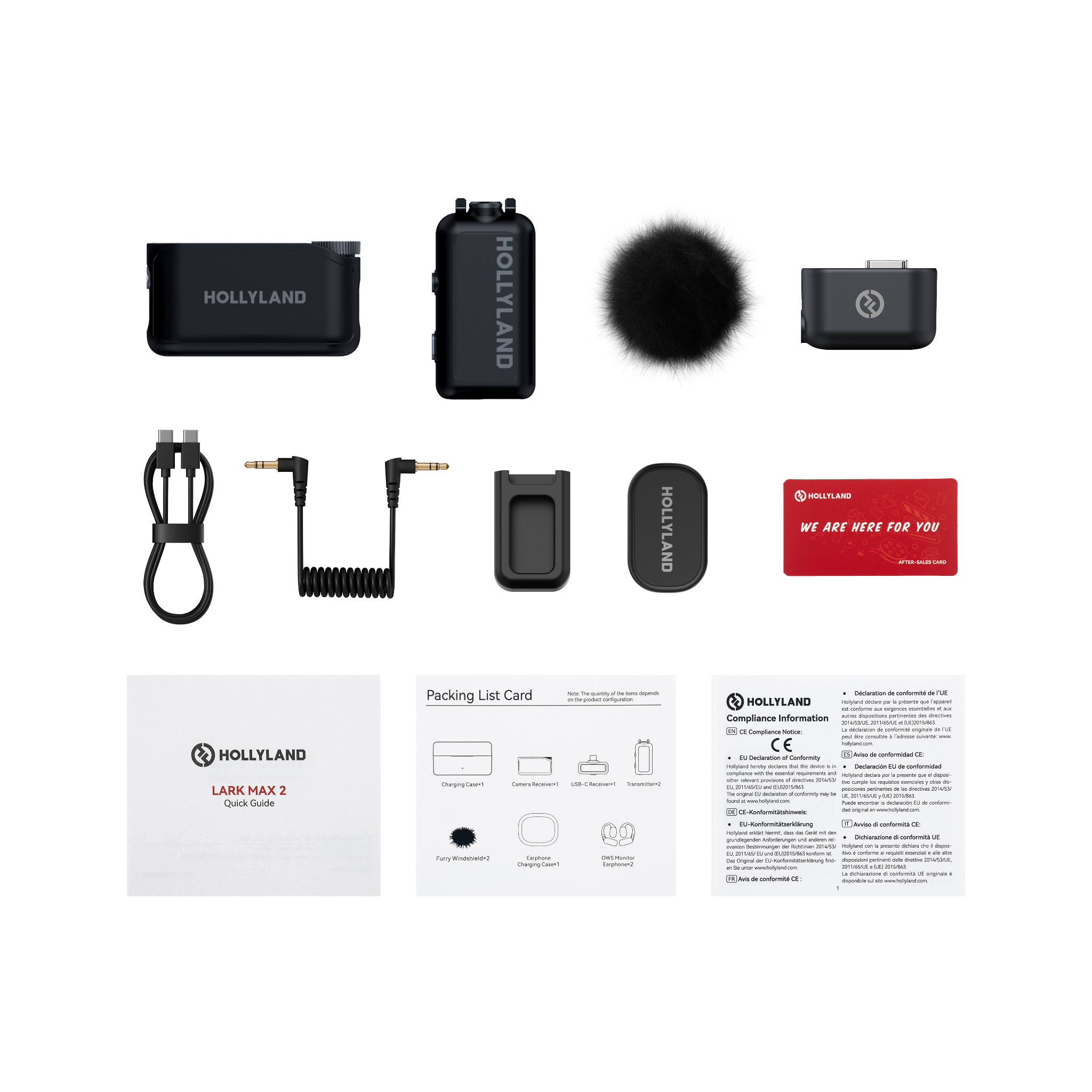 Bộ Micro không dây Hollyland LARK MAX 2 Solo (Camera RX) Space Gray
