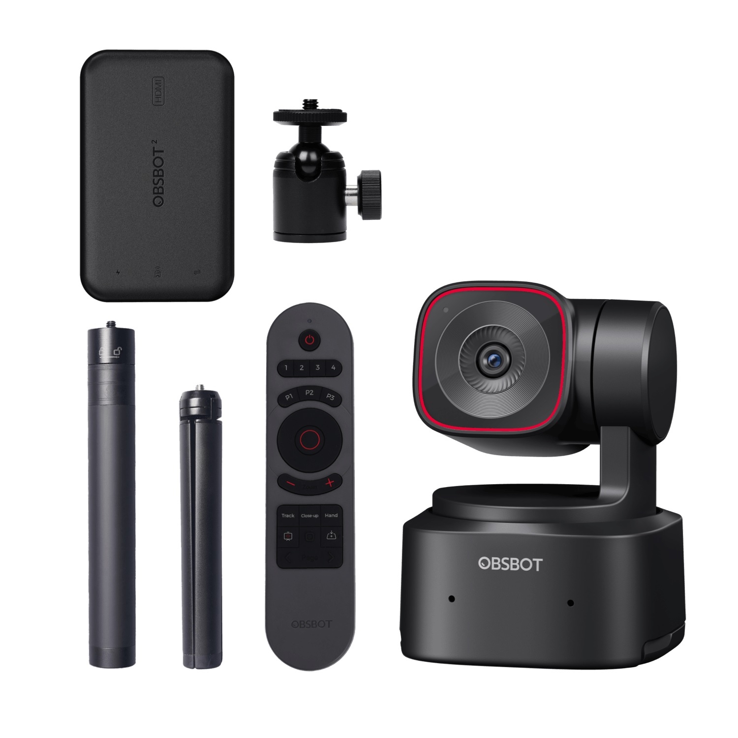 OBSBOT Tiny 2 Lite COMBO - AI-Powered PTZ 4K Webcam - Chính hãng
