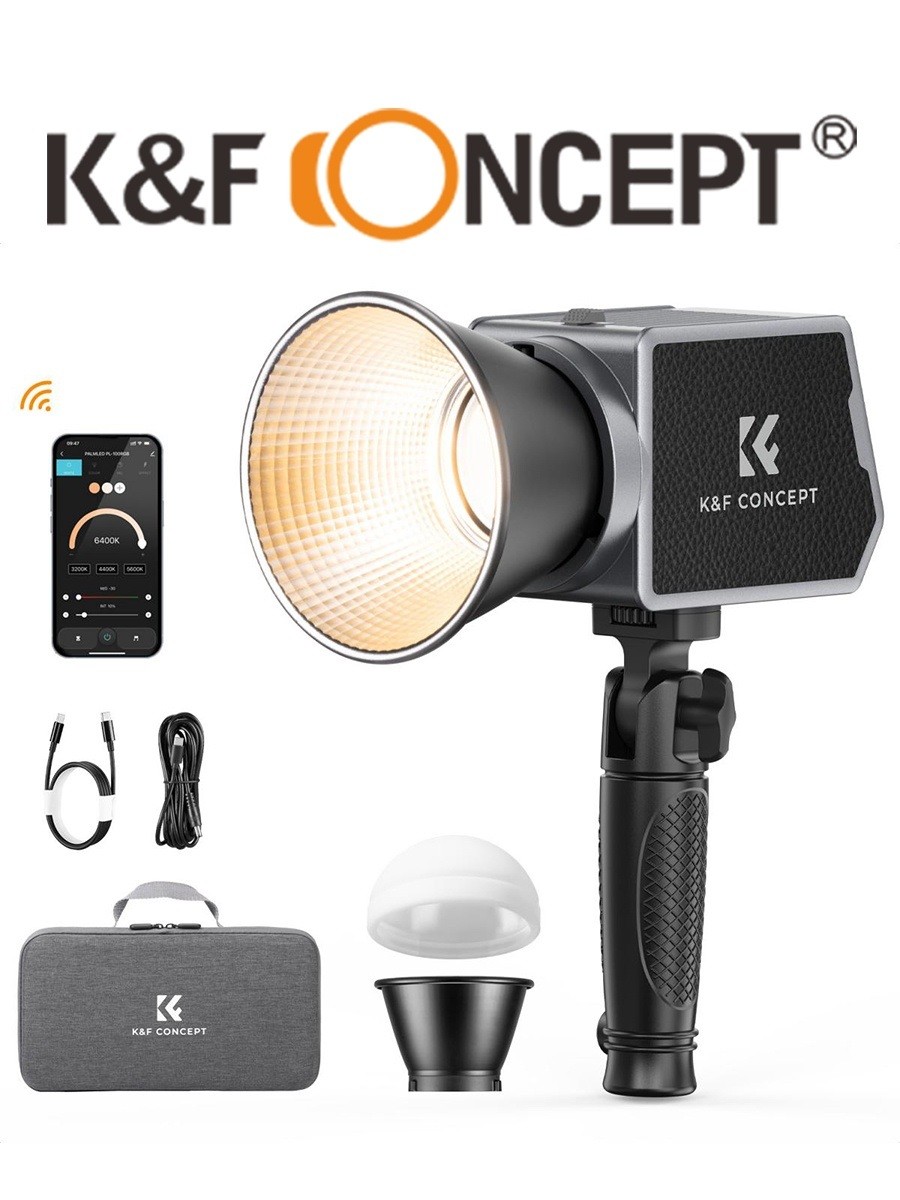 Đèn LED K&F CONCEPT 60W 4500mAh CCT 2700-6500K | KF34.045