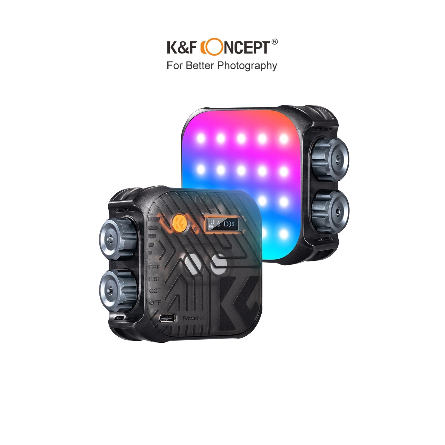 Đèn LED K&F CONCEPT RGB 2500-9900K CRI 96+ 6W | KF34.036